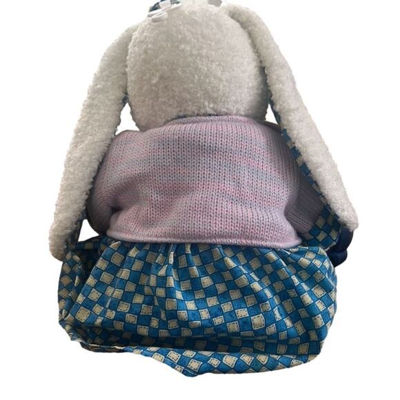 EASTER BUNNY DRESS & SWEATER BIG EARS NWT - Picture 3 of 7